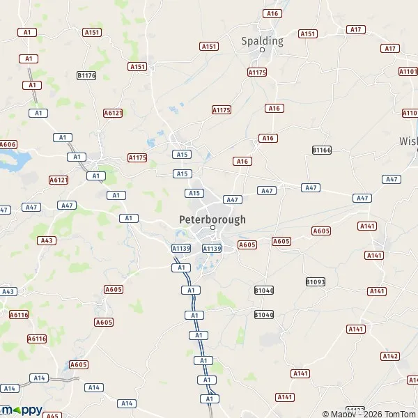 Map Castor map of Castor (PE5 7) and practical information